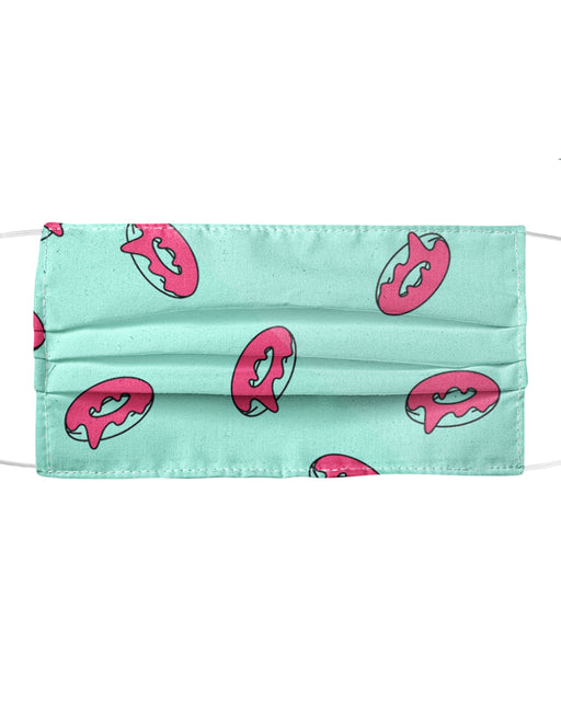Pink GLlazed Donuts Pattern Mask