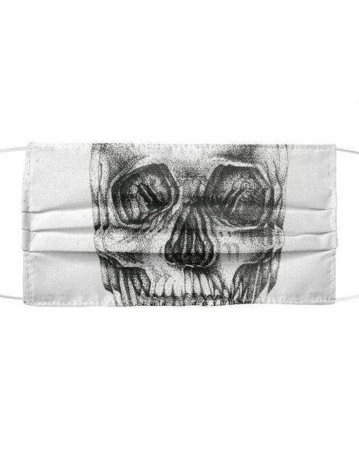 Pointillism Skull Mask