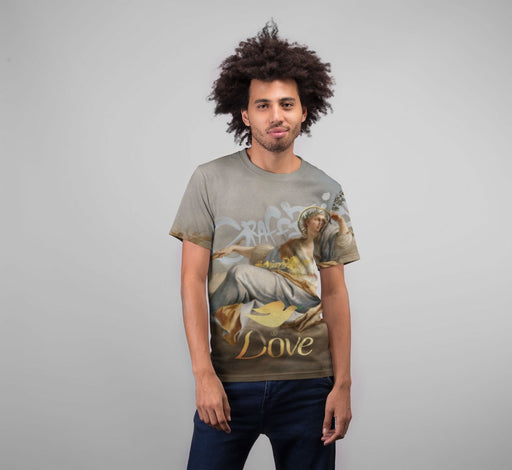 Peace & Love Premium Sublimation Adult T-Shirt