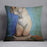 Plaster Statuette of a Female Torso 2 by Van Gogh Cushion