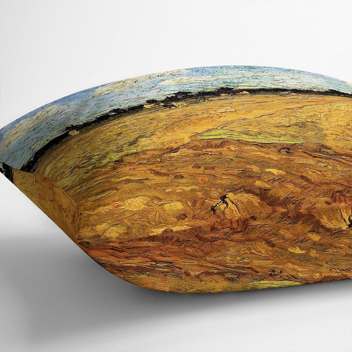 Ploughed Field by Van Gogh Cushion