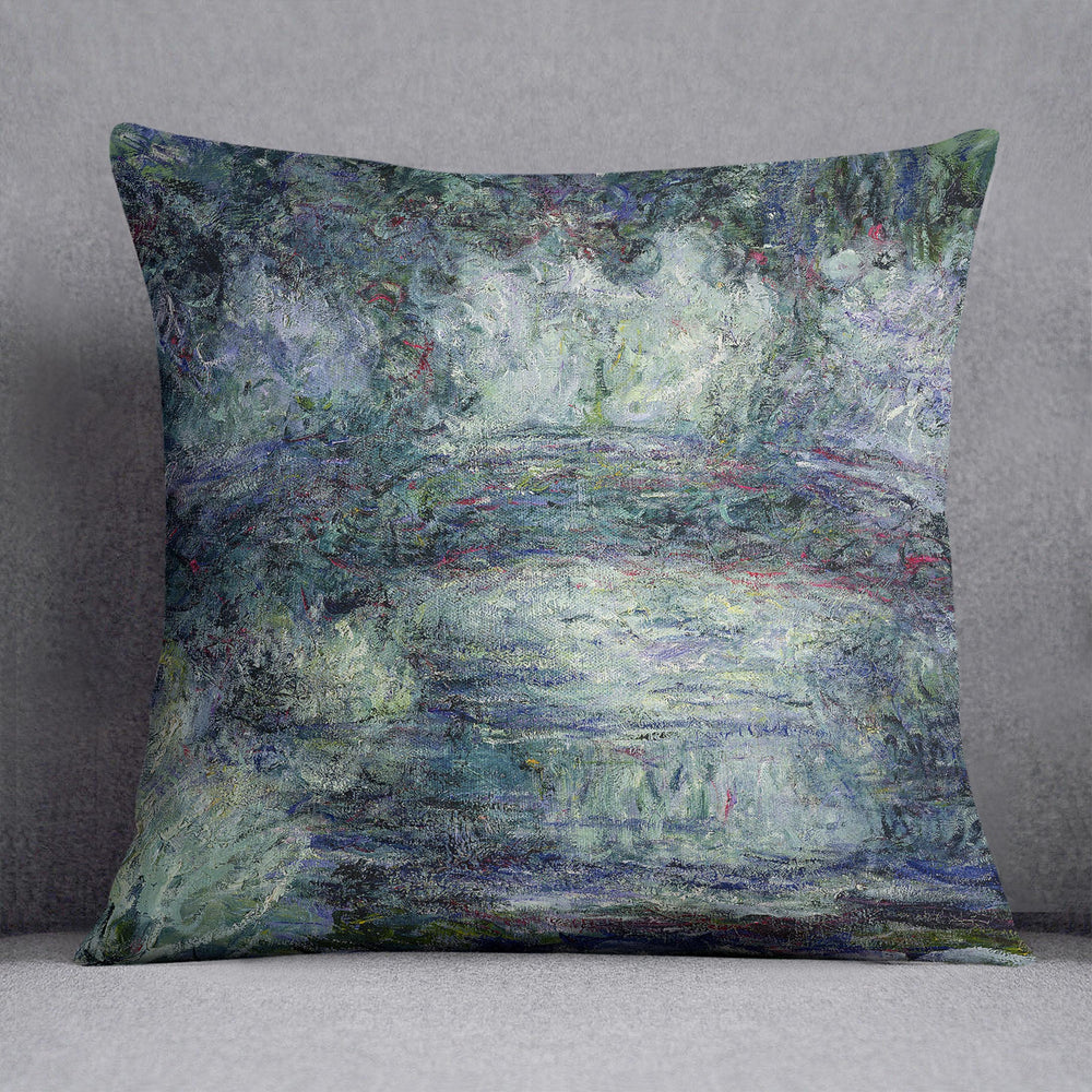 Pont Japonais Japanilainen silta by Monet Cushion
