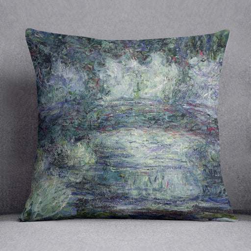 Pont Japonais Japanilainen silta by Monet Cushion