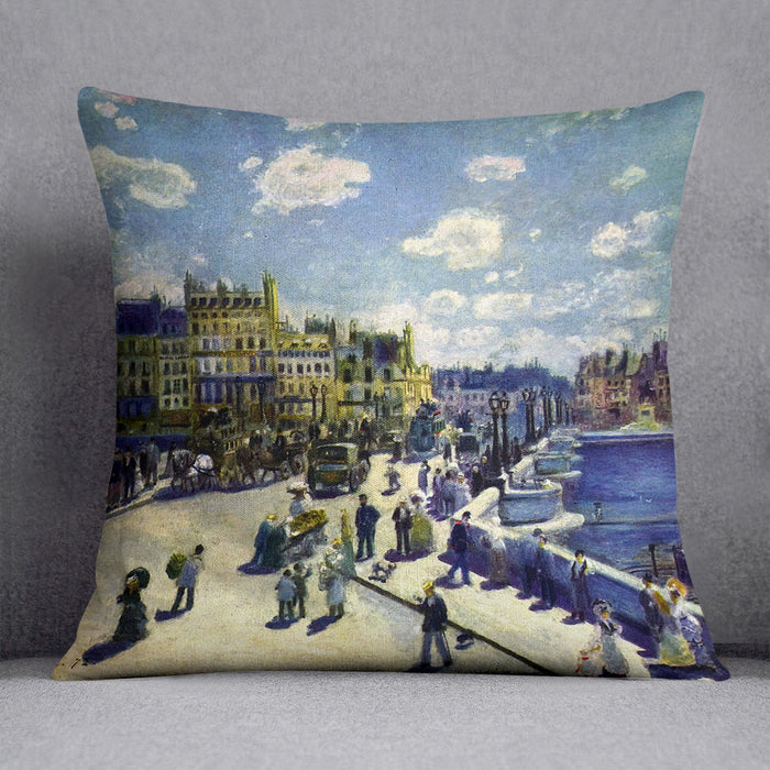 Pont Neuf by Renoir Cushion