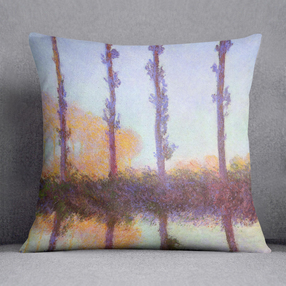 Poplars 3 by Monet Cushion