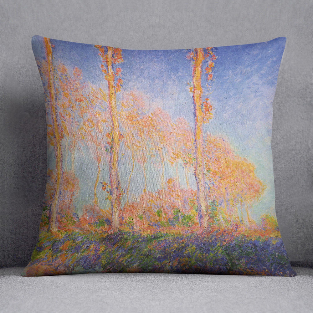 Poplars at Philadelphia by Monet Cushion