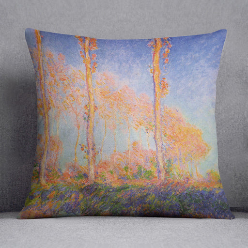 Poplars at Philadelphia by Monet Cushion
