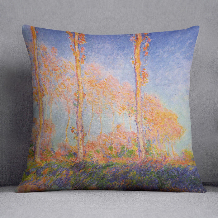 Poplars at Philadelphia by Monet Cushion