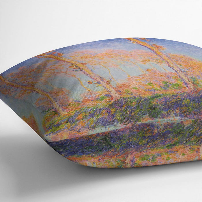 Poplars at Philadelphia by Monet Cushion