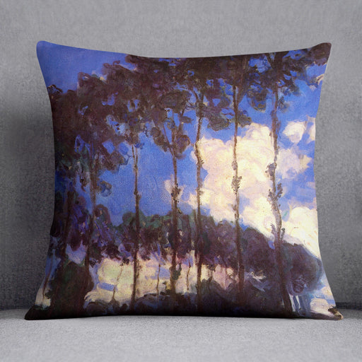 Poplars at the Epte by Monet Cushion