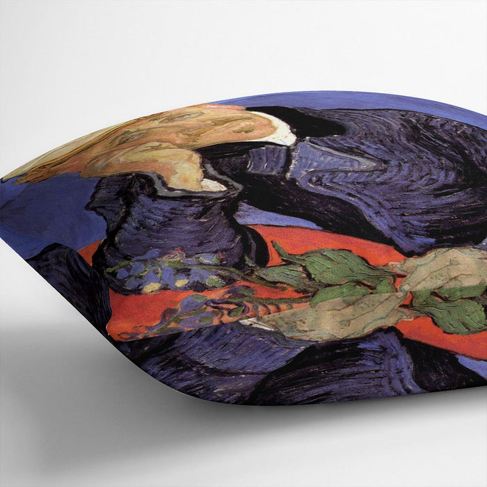 Portrait of Doctor Gachet by Van Gogh Cushion