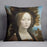 Portrait of Ginevra de Benci by Da Vinci Cushion