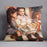 Portrait of Jean and Genevieve Caillebotte by Renoir Cushion