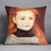 Portrait of Lucie Berard by Renoir Cushion