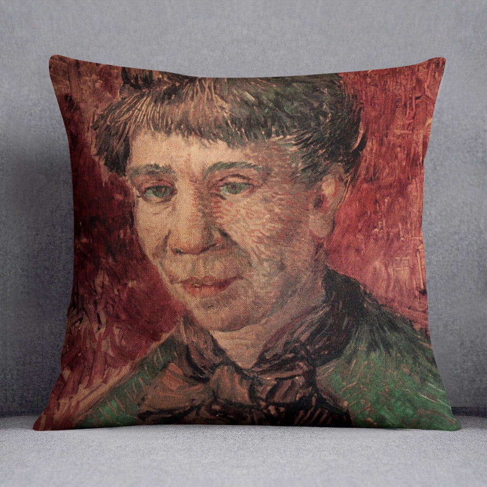 Portrait of Madame Tanguy by Van Gogh Cushion