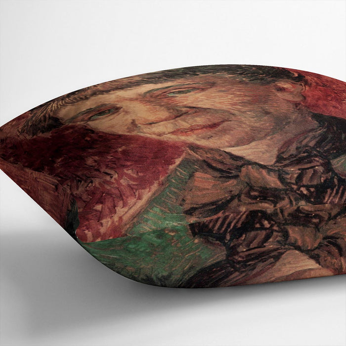 Portrait of Madame Tanguy by Van Gogh Cushion