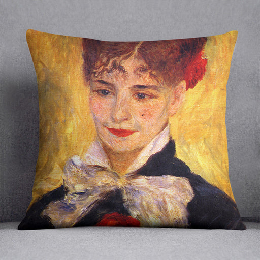 Portrait of Mme Iscovesco by Renoir Cushion