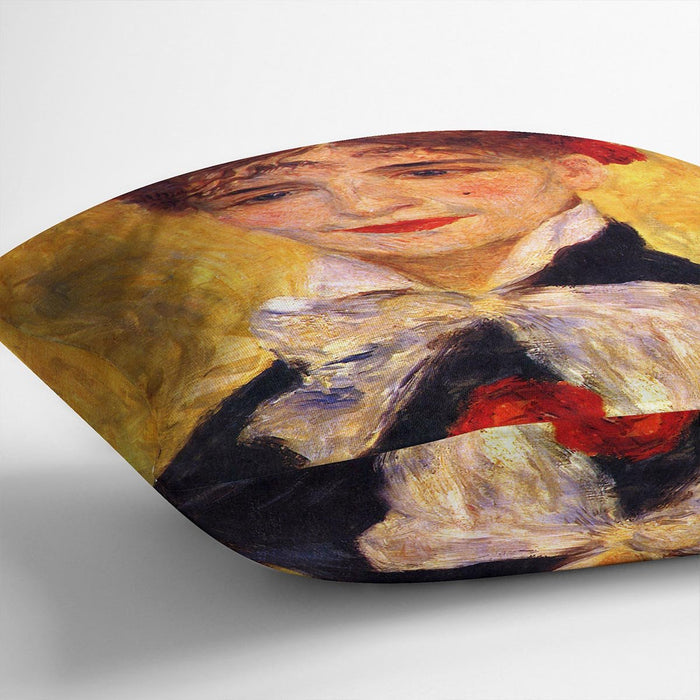 Portrait of Mme Iscovesco by Renoir Cushion