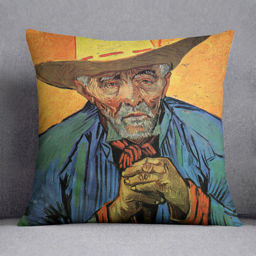 Portrait of Patience Escalier by Van Gogh Cushion