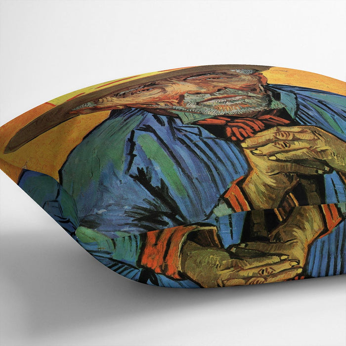 Portrait of Patience Escalier by Van Gogh Cushion