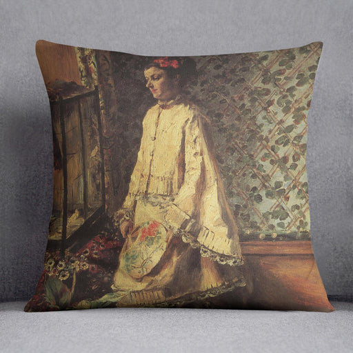 Portrait of Rapha by Renoir Cushion