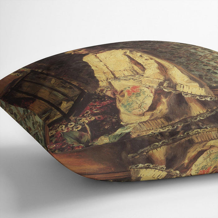 Portrait of Rapha by Renoir Cushion
