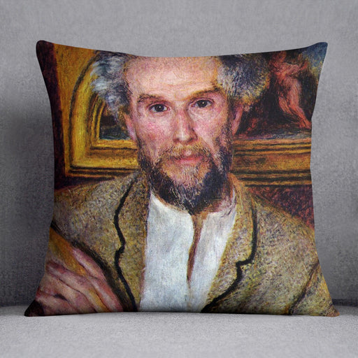 Portrait of Victor Chocquet by Renoir Cushion