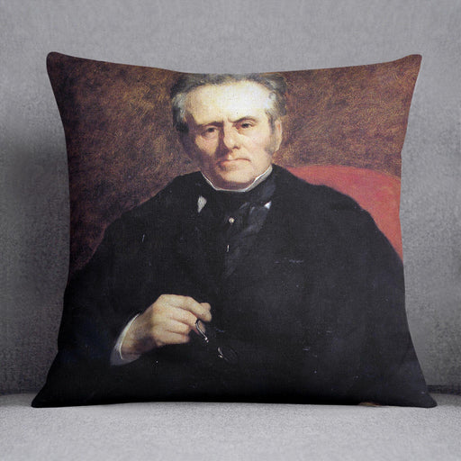 Portrait of William Sisley by Renoir Cushion