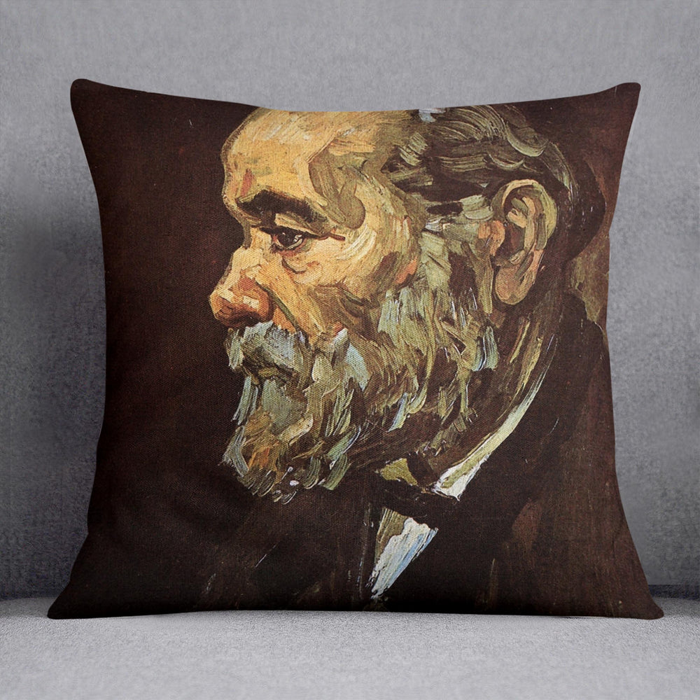 Portrait of an Old Man with Beard by Van Gogh Cushion