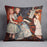 Portrait of the daughter of Catulle Mendes by Renoir Cushion