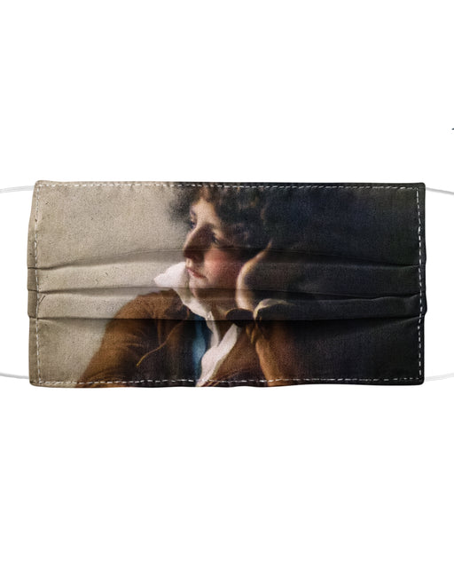 Portrait of Benoît-Agnes Trioson by Anne-Louis Girodet de Roussy-Trioson Women sweater Mask