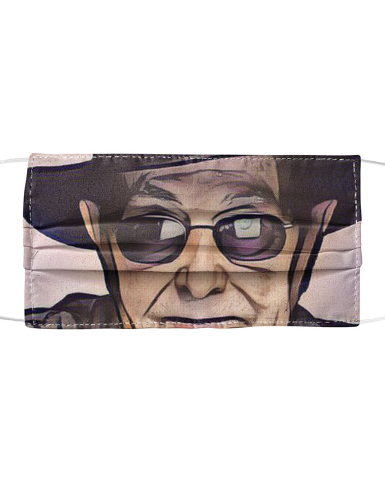 Portrait photo of Manoel de Oliveira, Portuguese film director Kid's sweater Mask