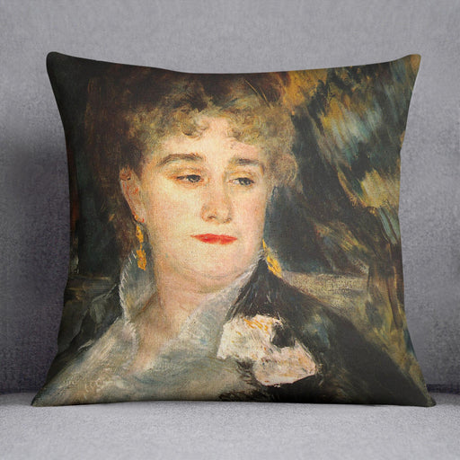 Portraits of Mme Charpentier by Renoir Cushion