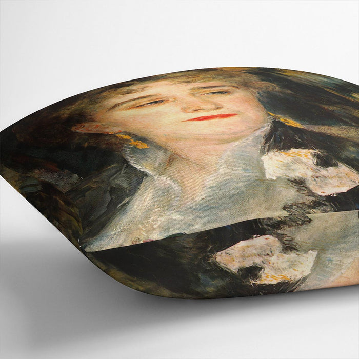 Portraits of Mme Charpentier by Renoir Cushion