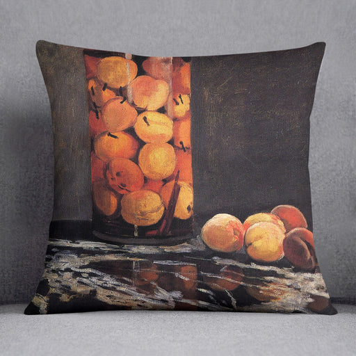 Pot of Peaches by Monet Cushion