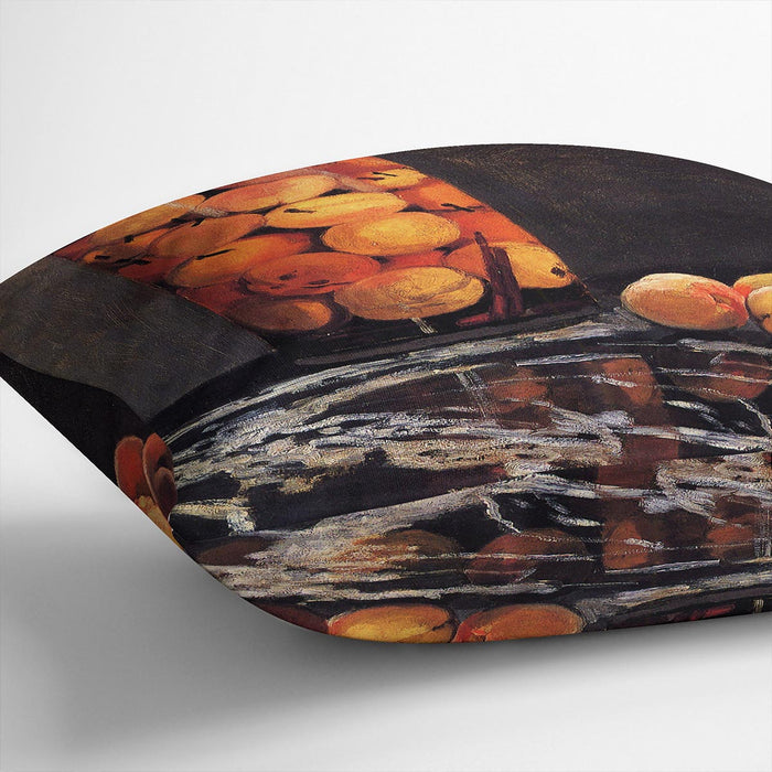 Pot of Peaches by Monet Cushion