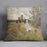 Promenade a Argenteuil 1875 by Monet Cushion
