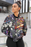 Abstract Adventure Female Bomber Jacket
