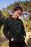 Alpine Black Retro Female Sublimation Hoodie