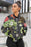 Alpine Flower Pot Female Bomber Jacket