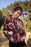 Alpine Pink Flowers Female Sublimation Hoodie