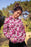 Alpine Pink Pattern Female Sublimation Hoodie