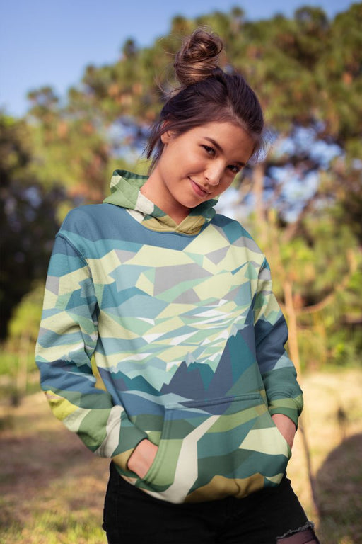 Alpine Scenry Female Sublimation Hoodie