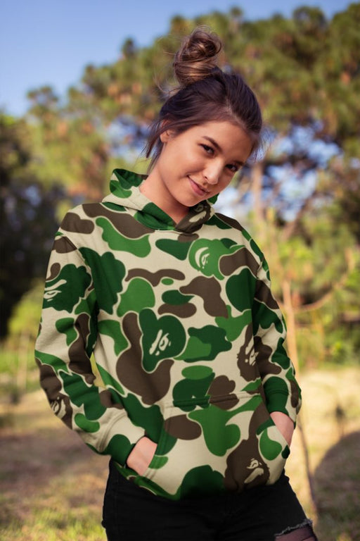 Army Dots Camofludge Female Sublimation Hoodie