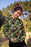 Army Dots Pattern Female Sublimation Hoodie