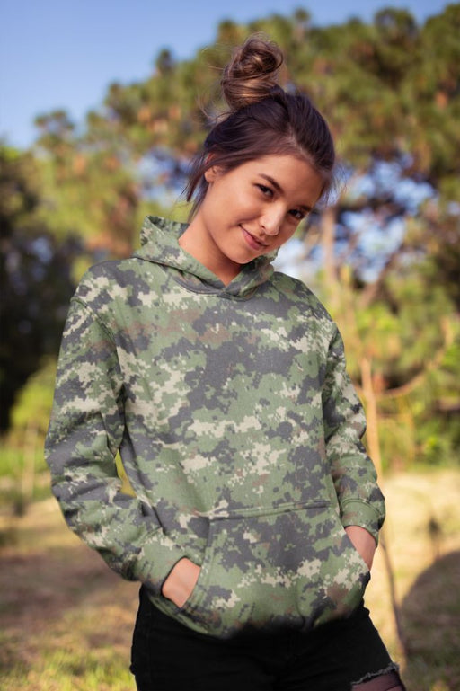 Army Shirt Camofludge Female Sublimation Hoodie