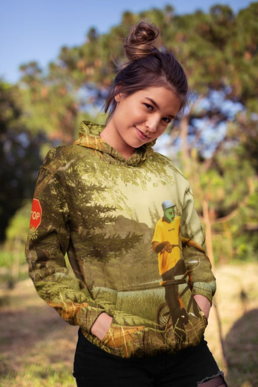 Art Relief Female Sublimation Hoodie
