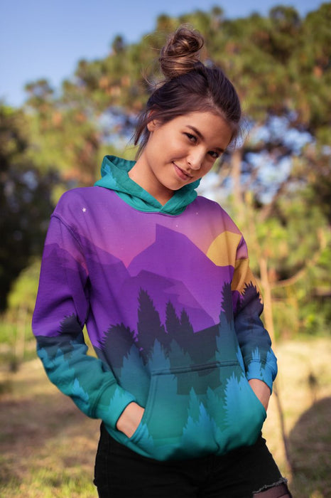 Awe Scene Female Sublimation Hoodie