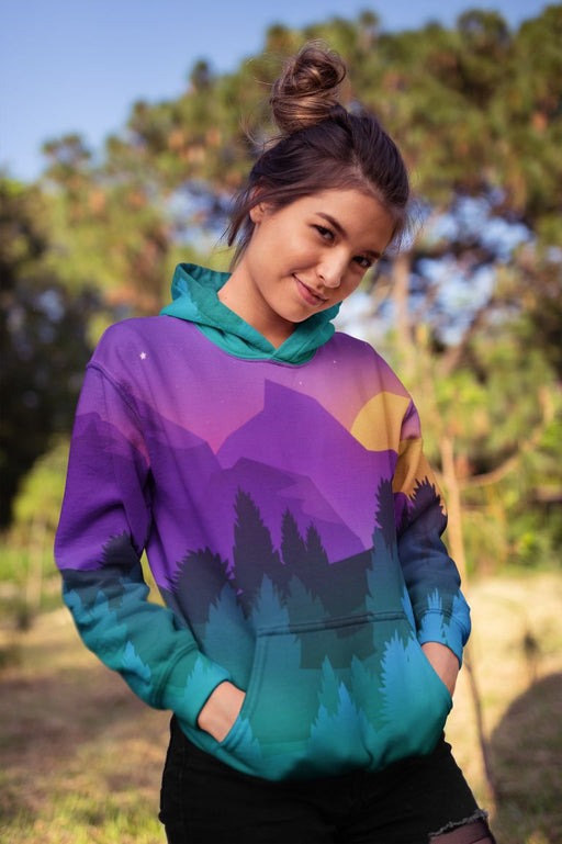 Awe Scene Female Sublimation Hoodie
