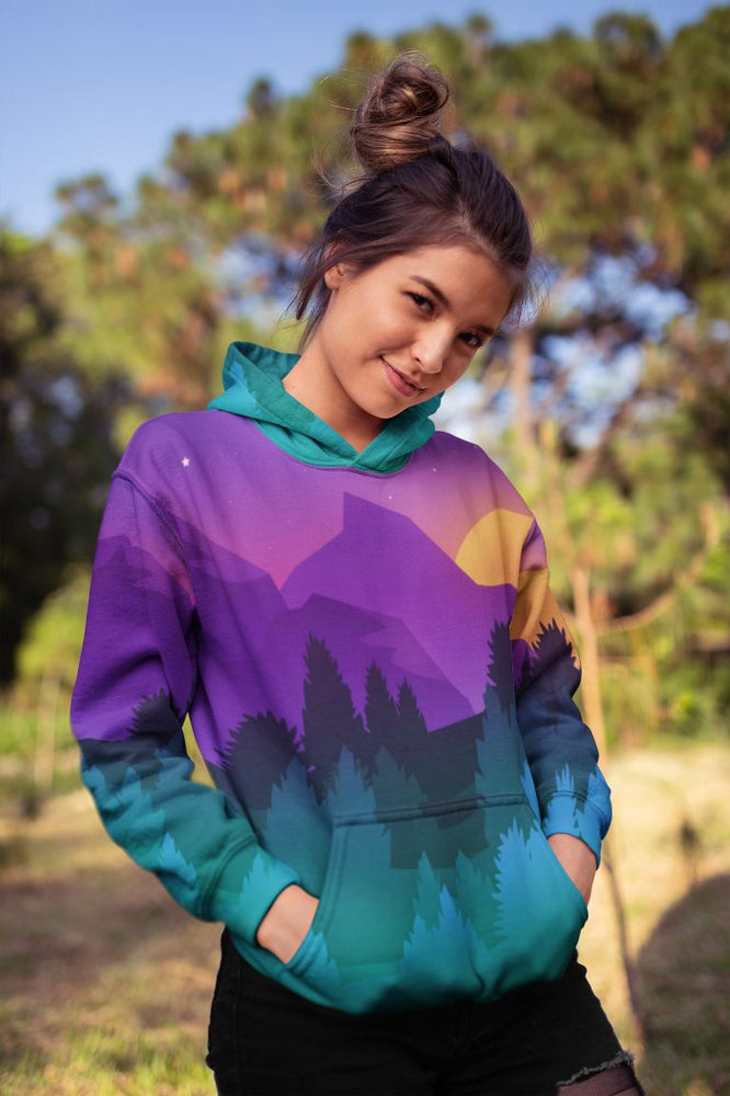 Awe Scene Female Sublimation Hoodie